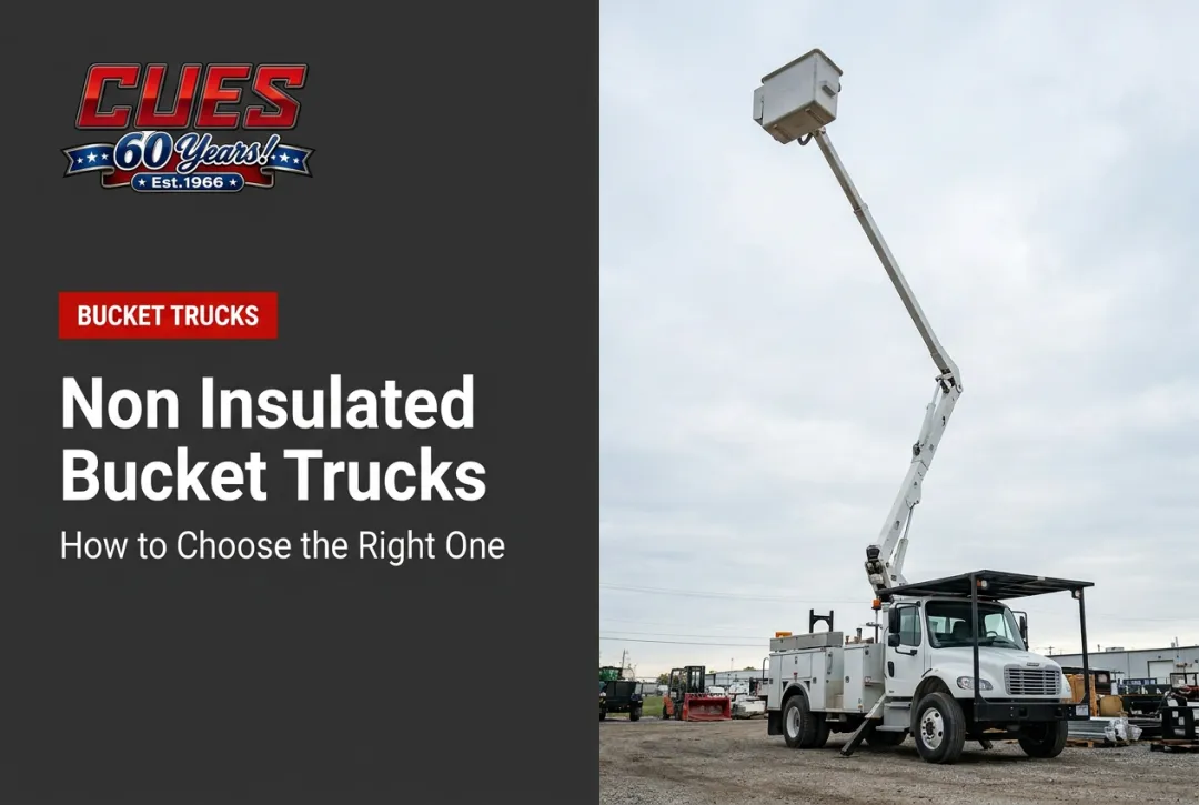 Non Insulated Bucket Trucks: How to Choose the Right One