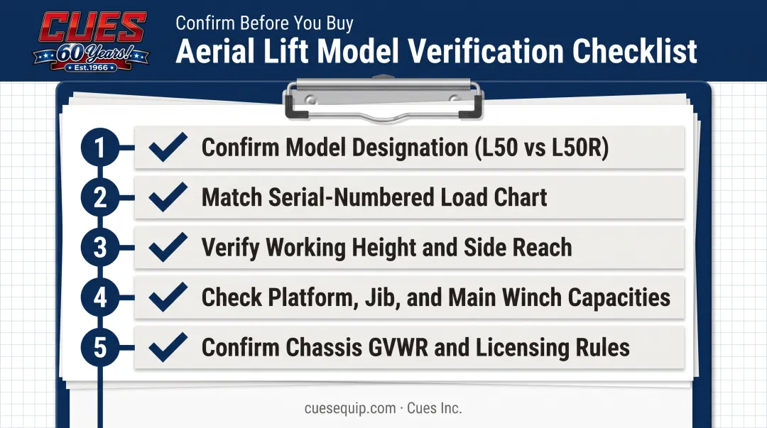 5-step Elliott L50 buyer verification checklist before purchase