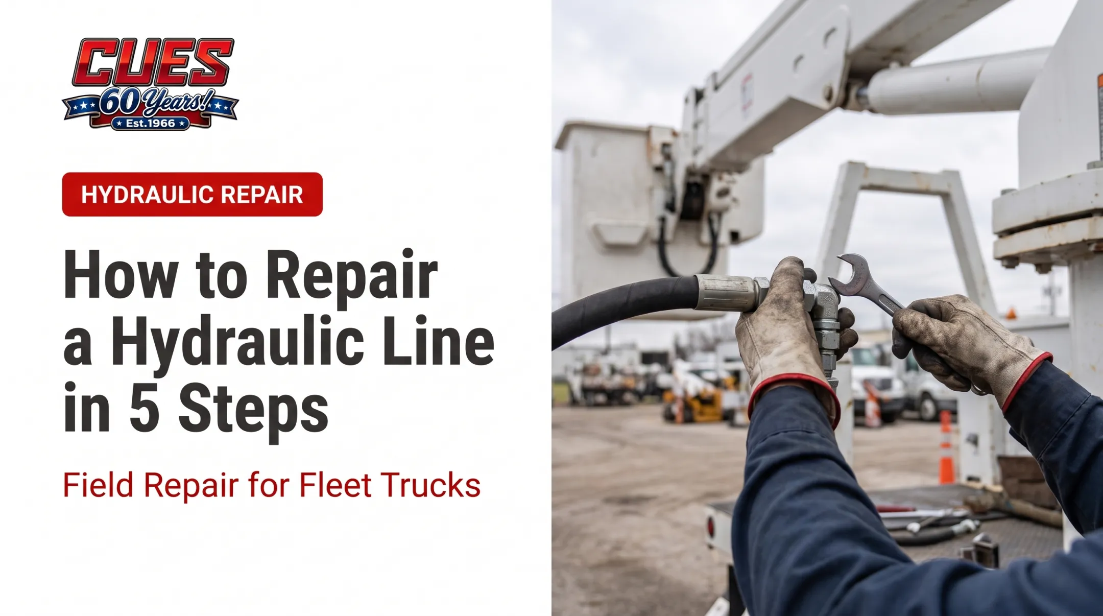 How to Repair a Hydraulic Line in 5 Steps