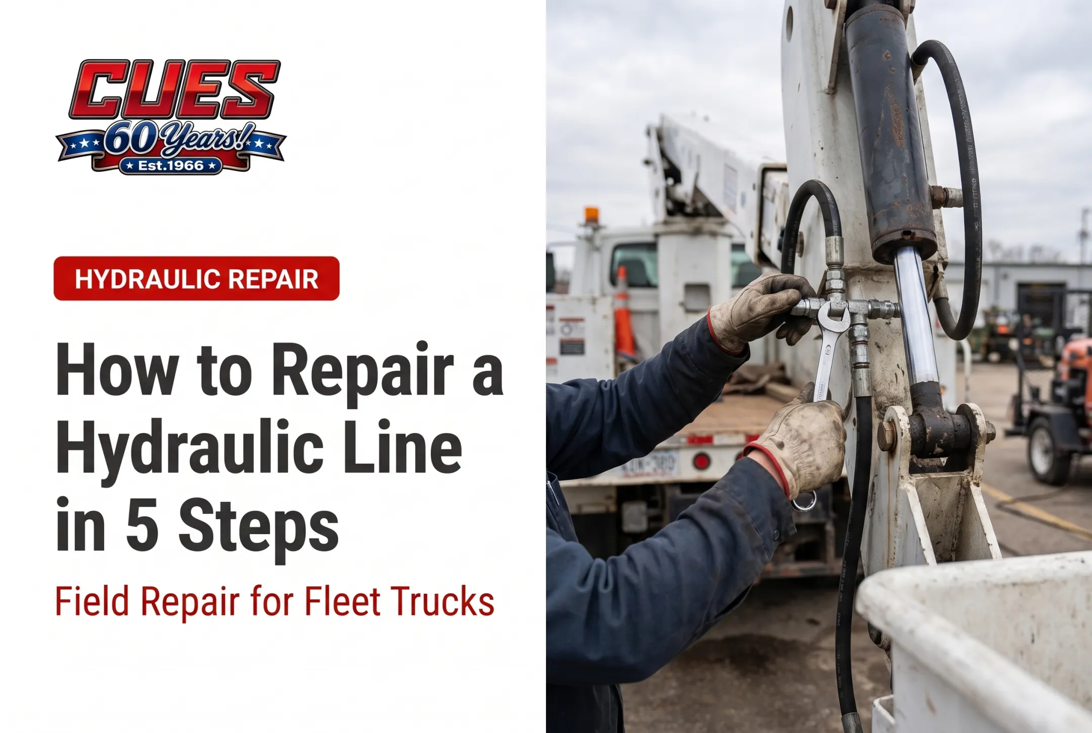 How to Repair a Hydraulic Line in 5 Steps