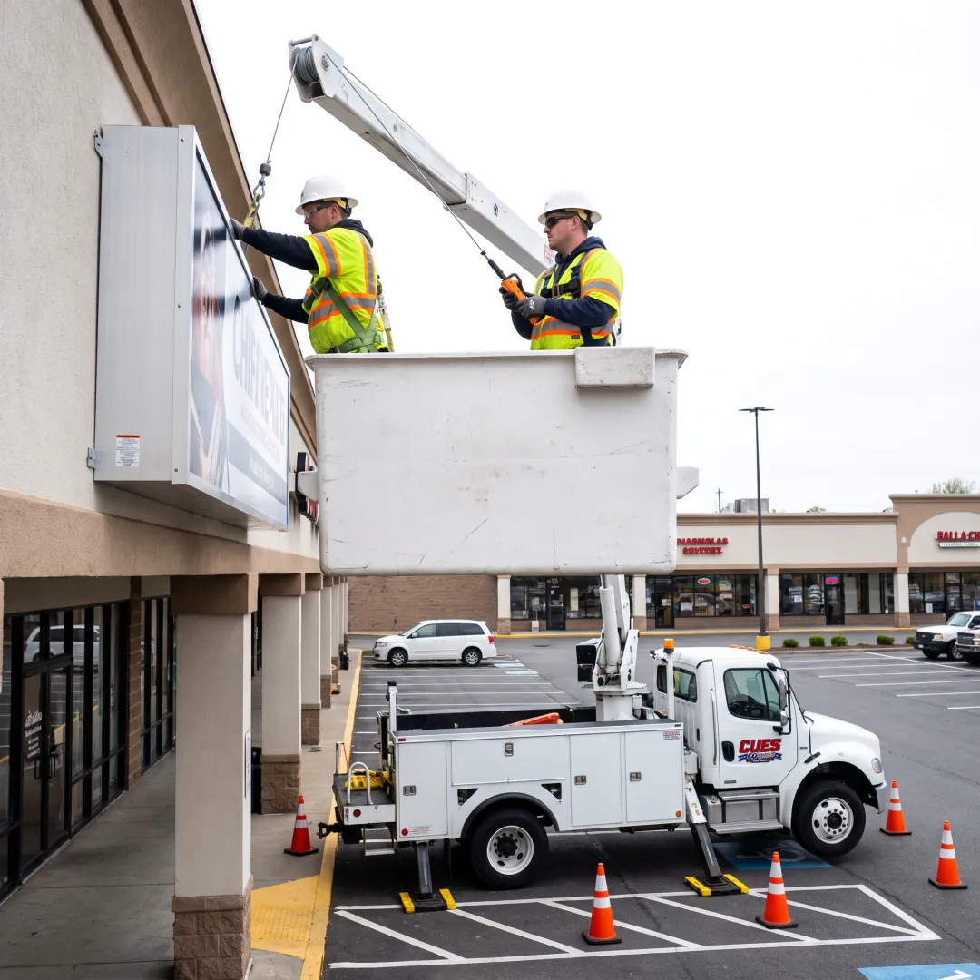 Sign & Lighting Installation
