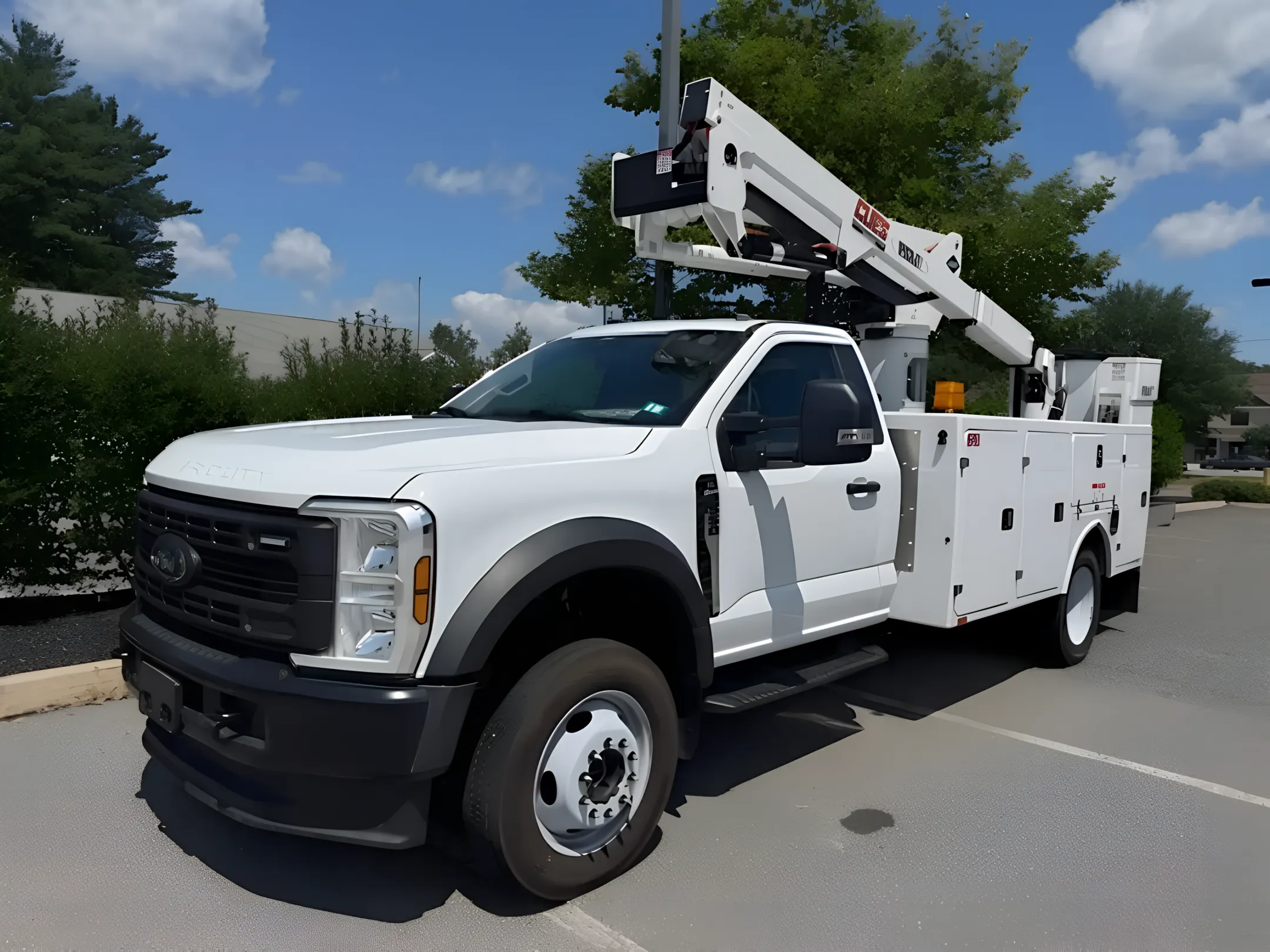 Versalift SST-40-EIH Bucket Truck 45 ft Working Height 4x4 Ram 5500