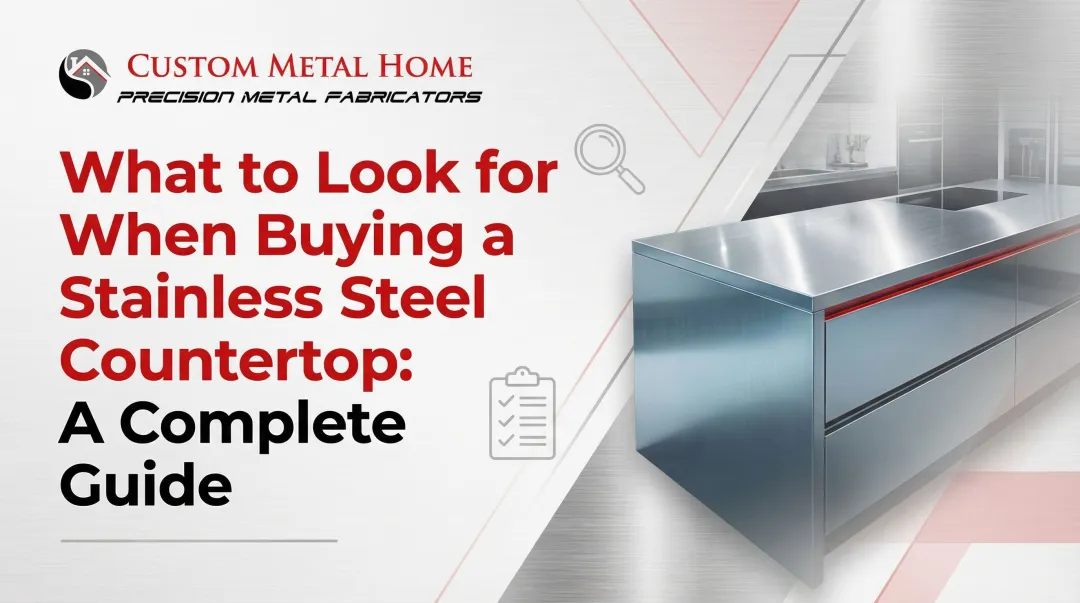 What to Look for When Buying a Stainless Steel Countertop: A Complete Guide