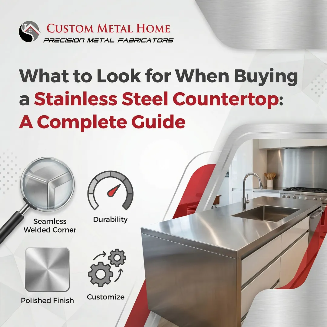 What to Look for When Buying a Stainless Steel Countertop: A Complete Guide