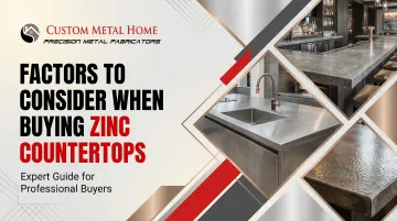 Factors To Consider When Buying Zinc Countertops