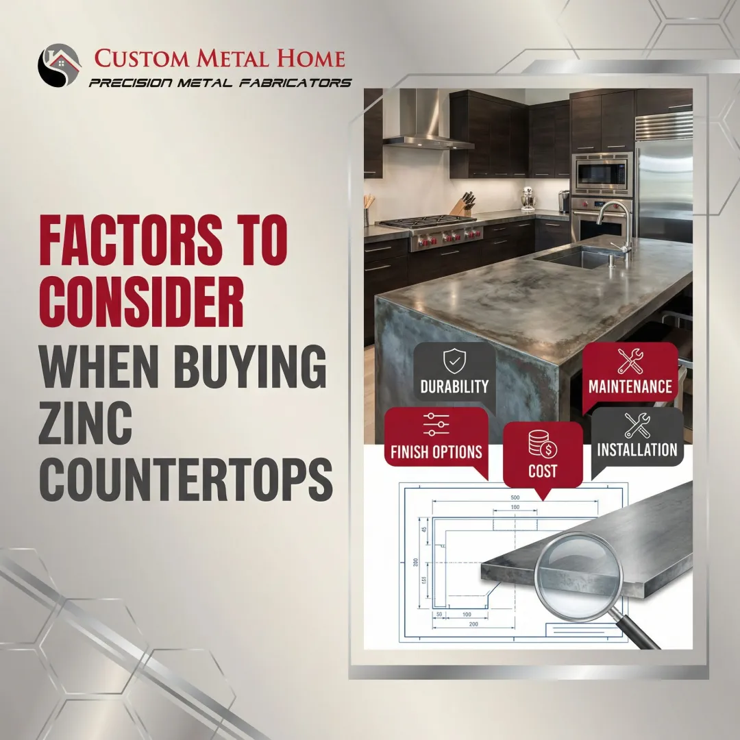 Factors To Consider When Buying Zinc Countertops