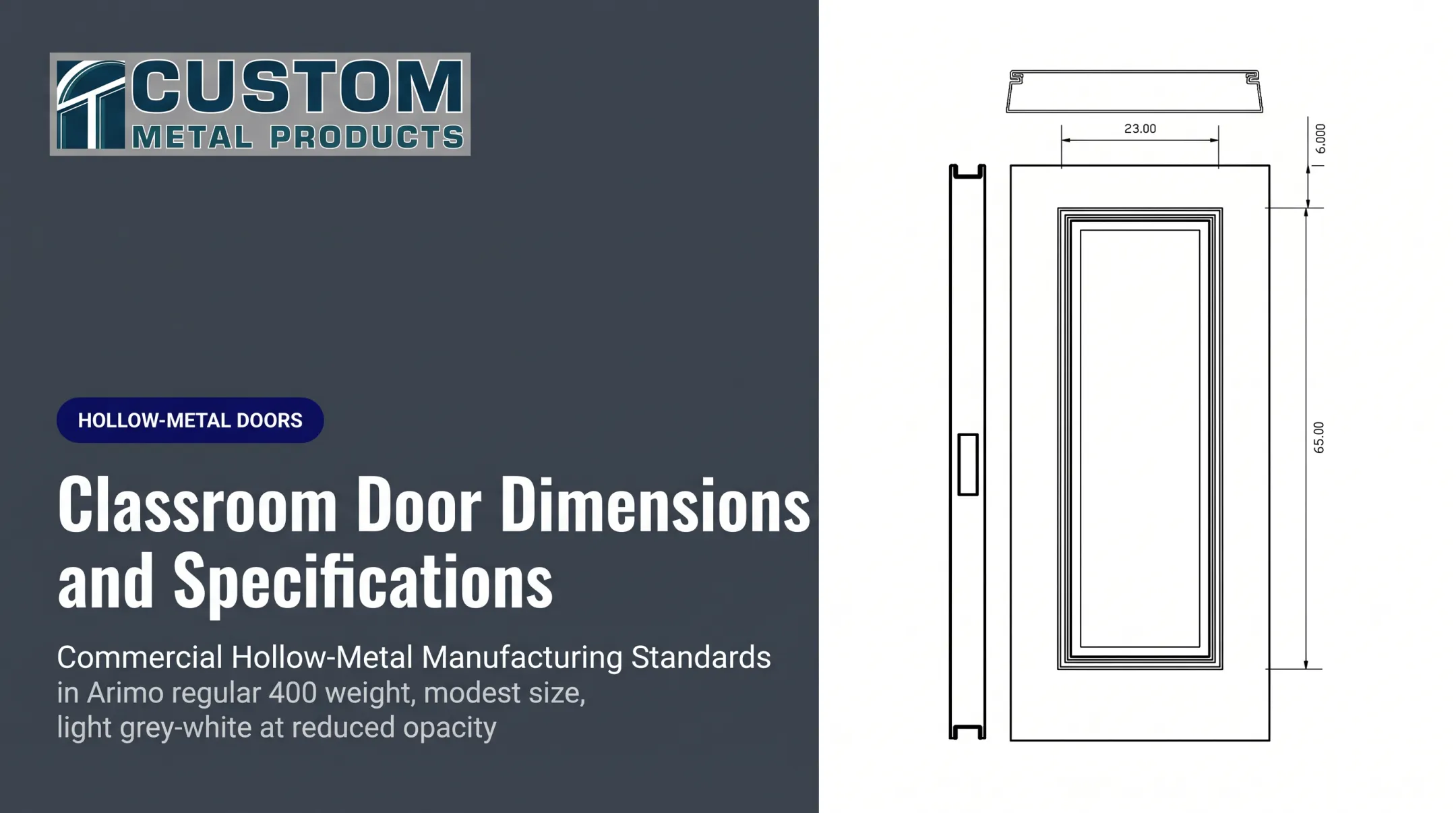 Classroom Door Dimensions and Specifications