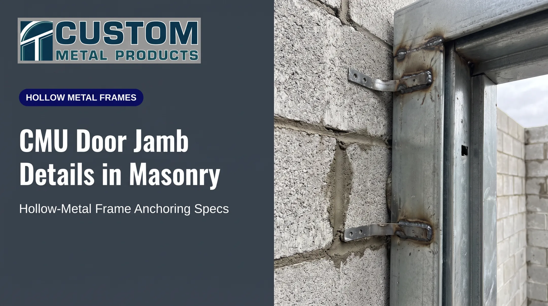 CMU Door Jamb Details in Masonry