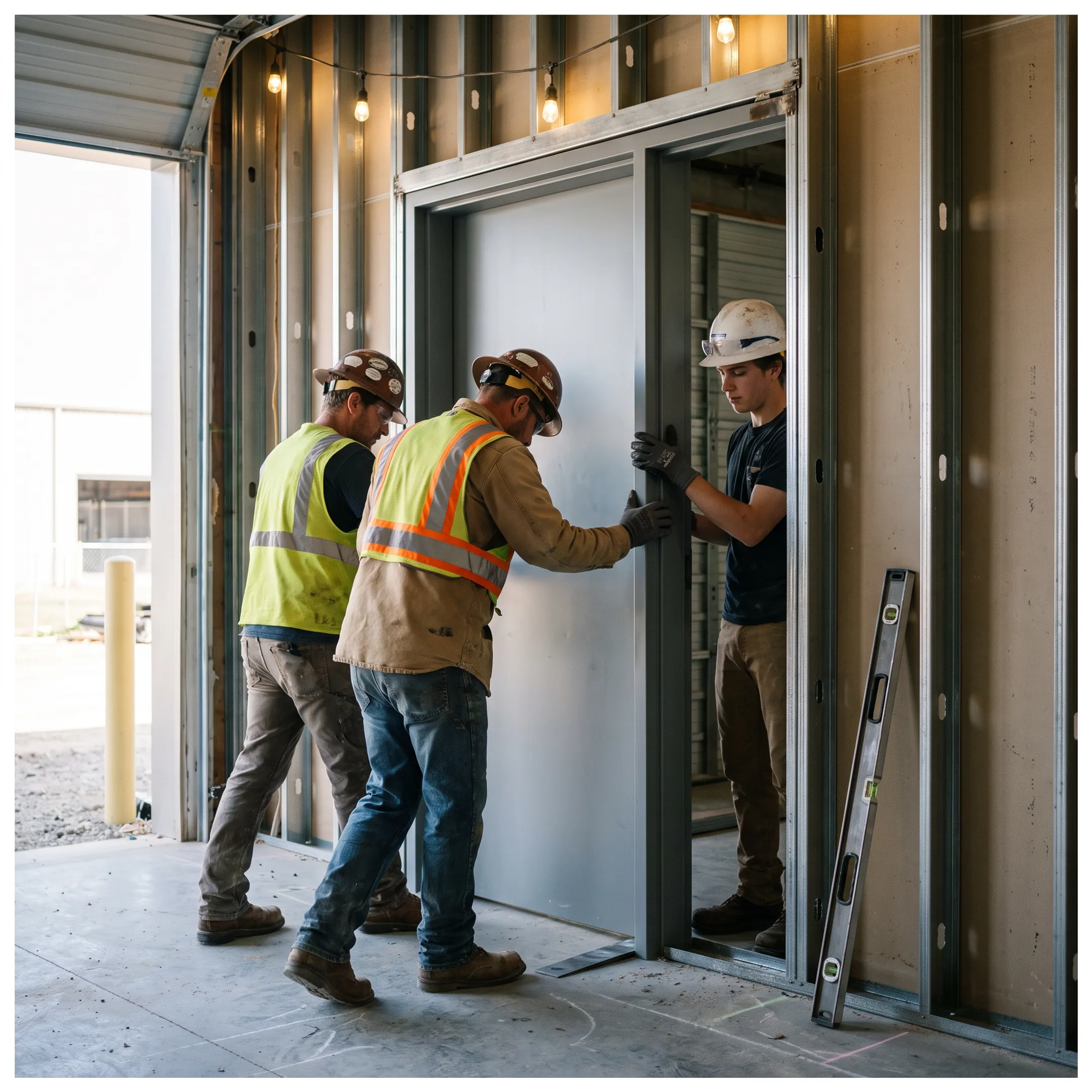 Commercial building construction