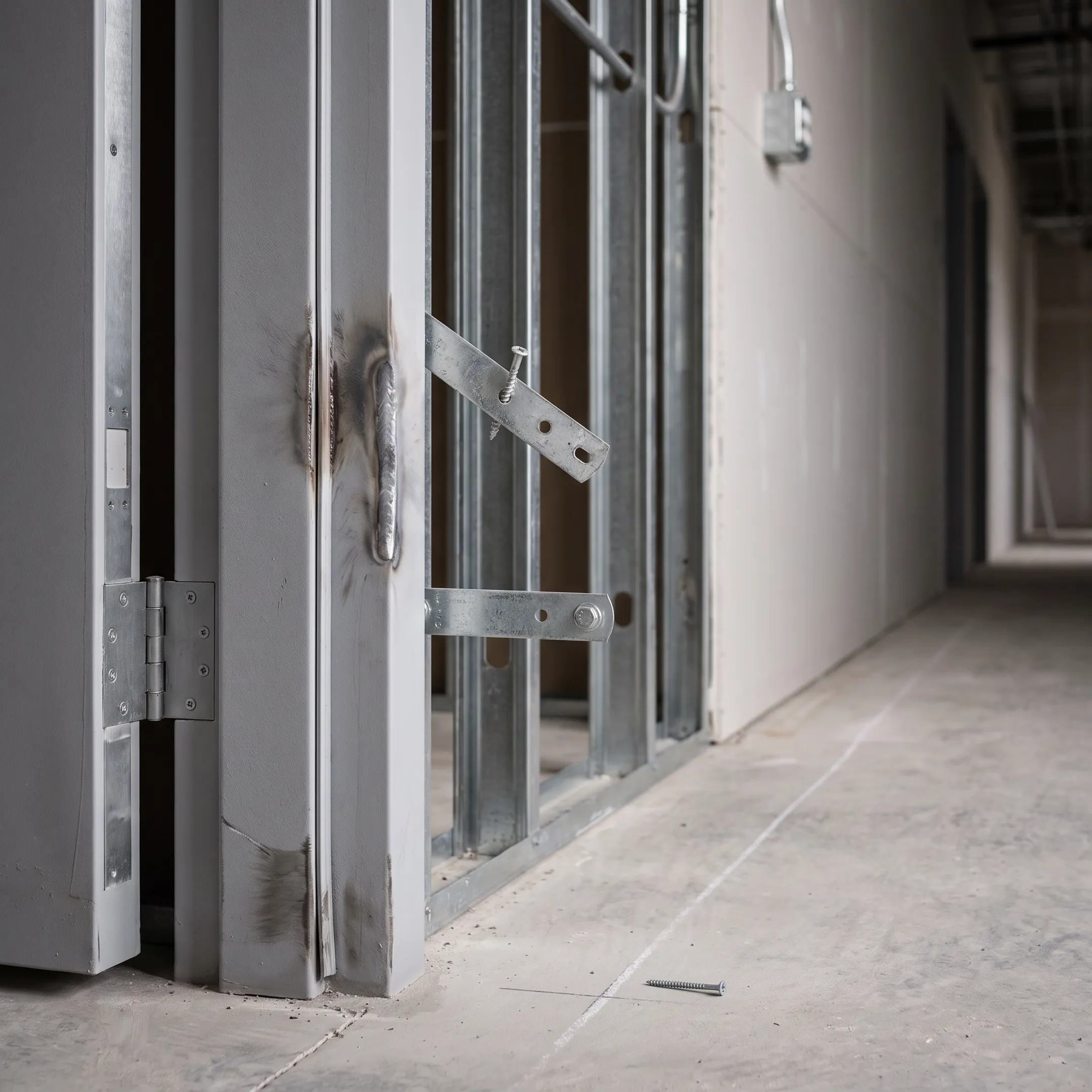 Fire-Rated/Egress frame anchor application