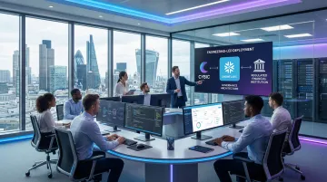 Cybic engineering team configuring Snowflake compliance architecture for financial services deployment
