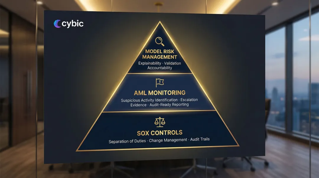 Financial services AI compliance layers SOX AML and model risk management requirements