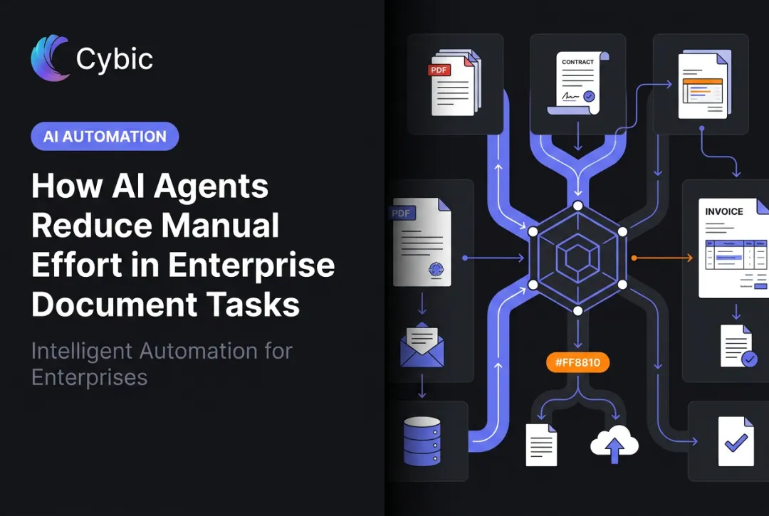 How AI Agents Reduce Manual Effort in Enterprise Document Tasks