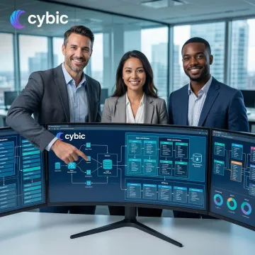 Enterprise data warehouse architecture design consultants reviewing cloud infrastructure diagrams