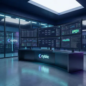Enterprise AI agent platform dashboard showing autonomous workflow orchestration across business systems