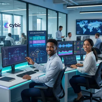 Data engineers building a cloud data lake architecture on multiple cloud platforms