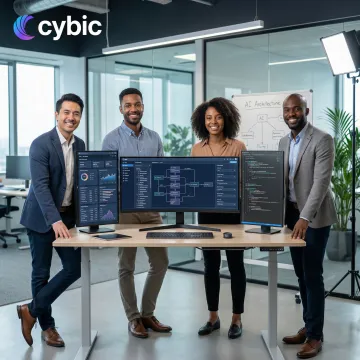 Enterprise AI consulting team working on custom AI solution architecture