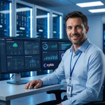 Healthcare cloud migration specialist working on secure medical data infrastructure