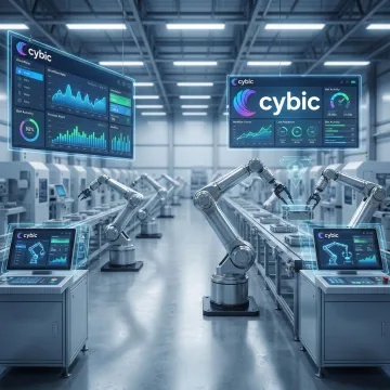 RPA automation bots streamlining manufacturing production line workflows