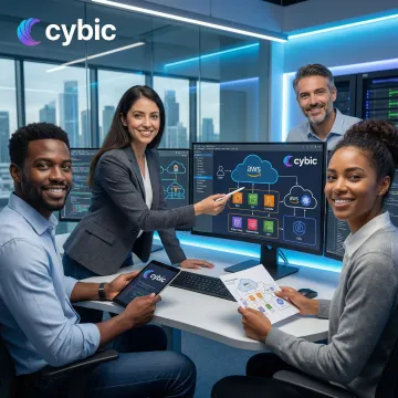 Cloud-native consulting process — engineers executing a phased cloud migration plan