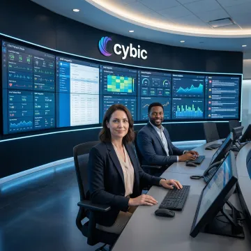 Healthcare data integration dashboard in a hospital command center