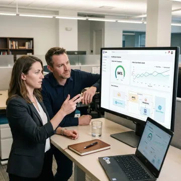Healthcare data management dashboard