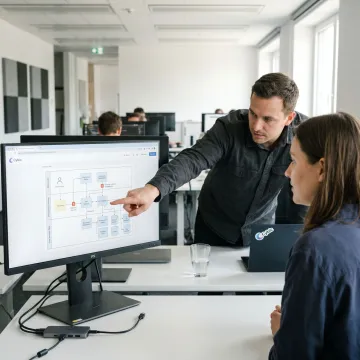 Custom financial software development process planning