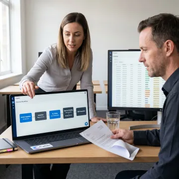 Automated invoice workflow implementation