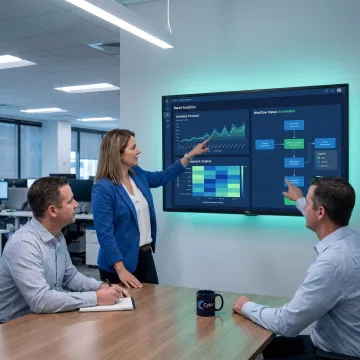 Retail AI dashboard and automation workspace