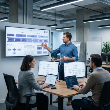 Retail AI implementation planning session