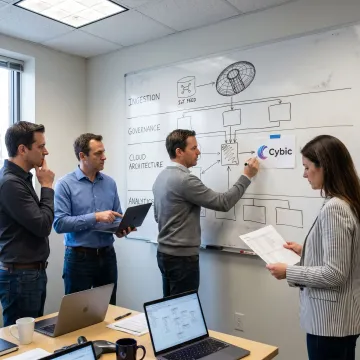 Data engineers planning modernization workflow