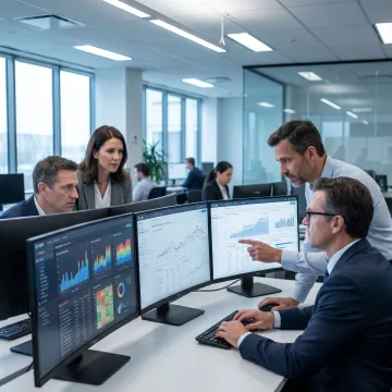 Predictive analytics dashboard for enterprise decision-making