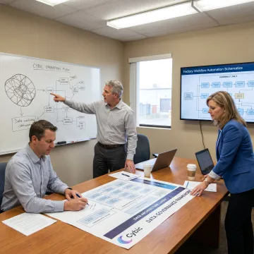 AI strategy planning for manufacturing