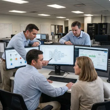 Engineers building an enterprise LLM platform