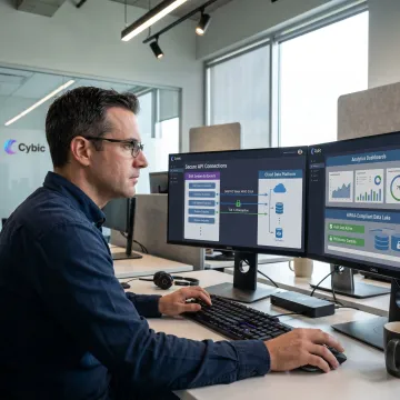 Healthcare API software integration dashboard
