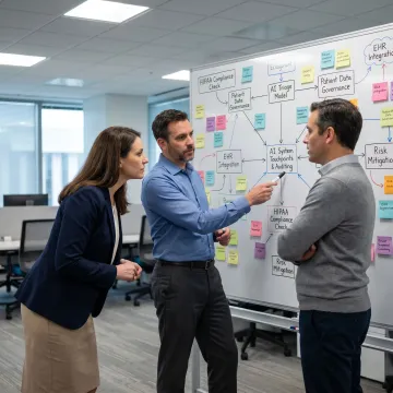 Healthcare digital transformation planning session