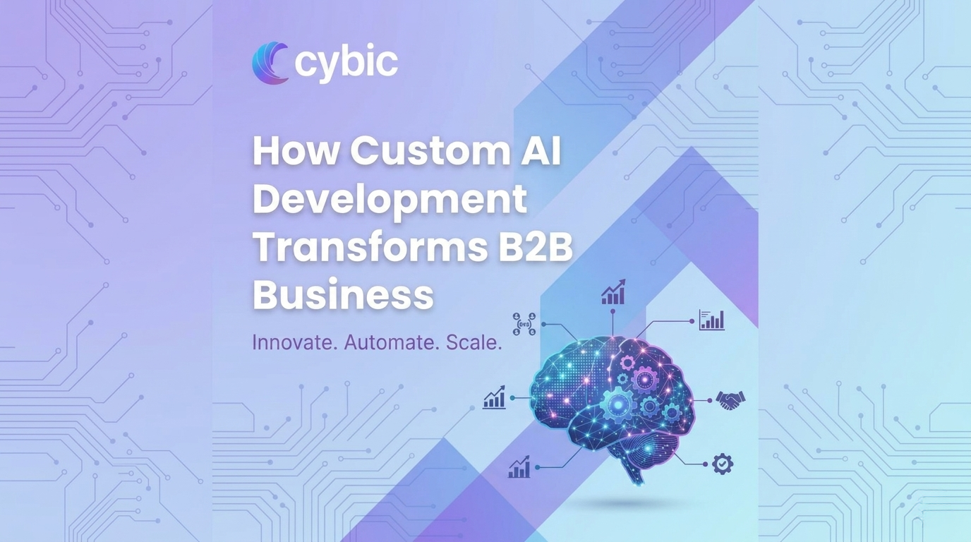How Custom AI Development Transforms B2B Business