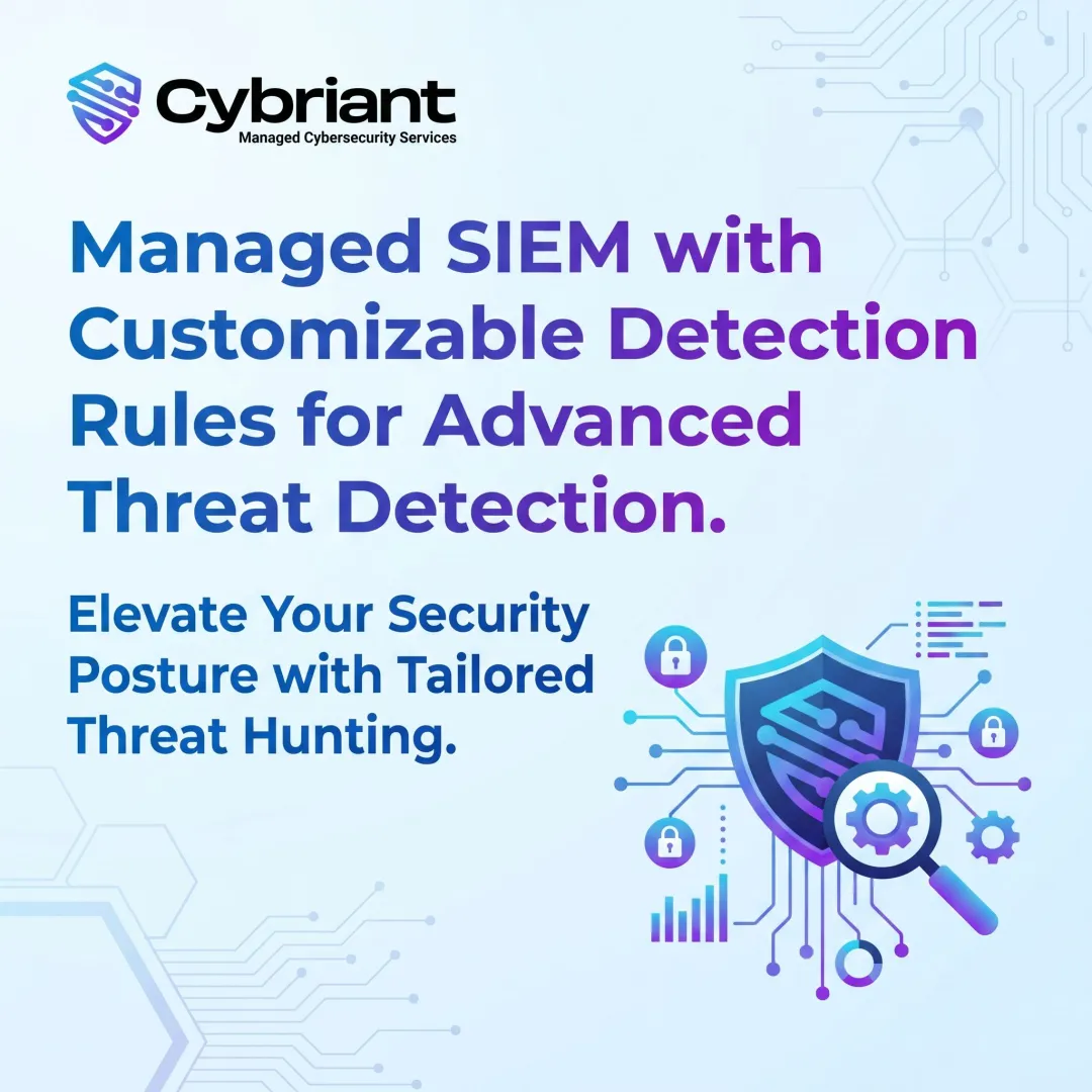 Managed SIEM with Customizable Detection Rules for Advanced Threat Detection