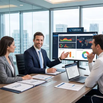Virtual CISO leading a cybersecurity planning session