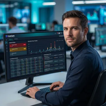 Endpoint security monitoring dashboard