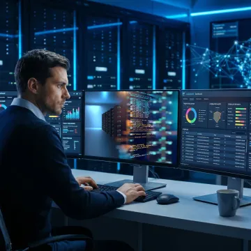 Managed SIEM dashboard and analyst review