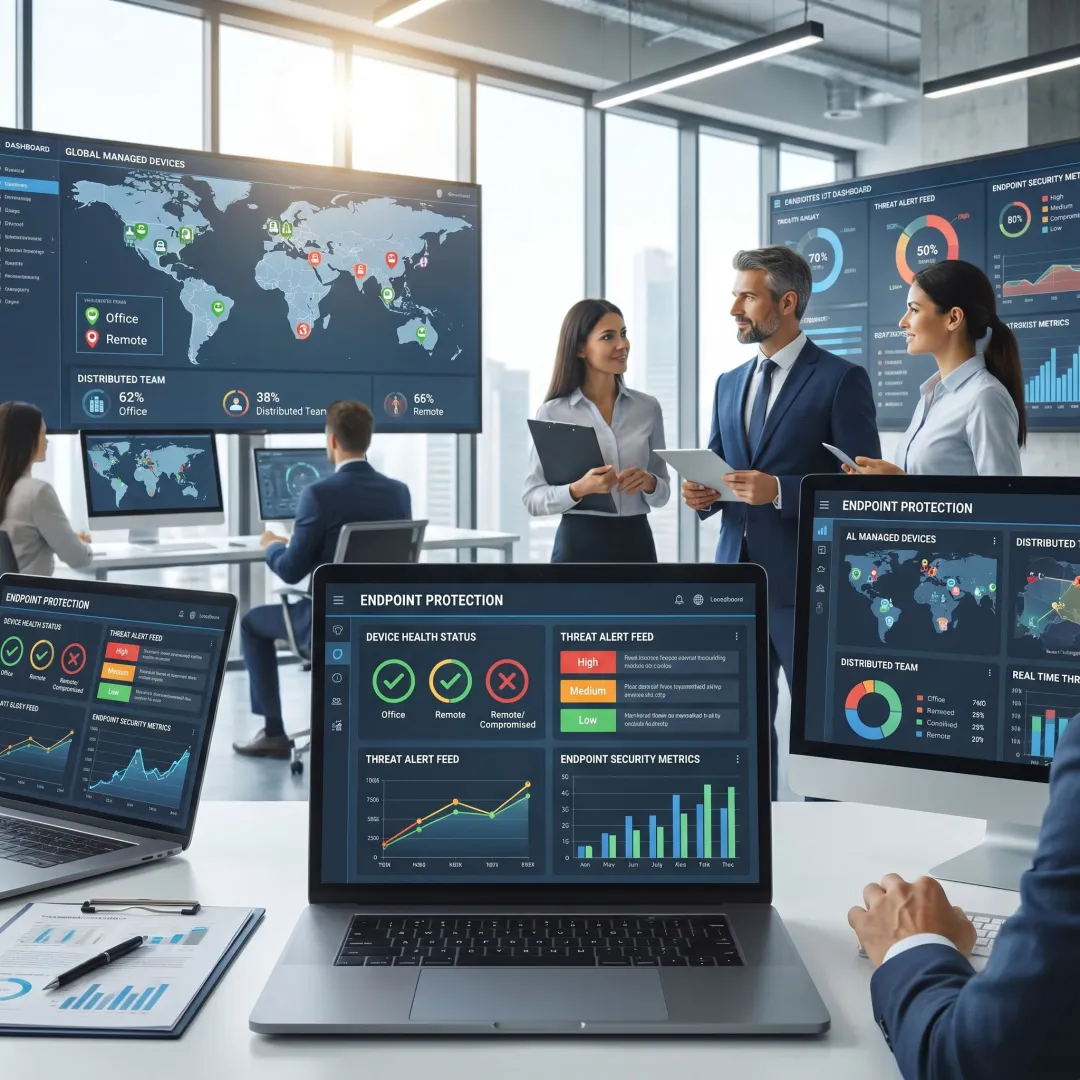 Managed endpoint security for enterprise devices