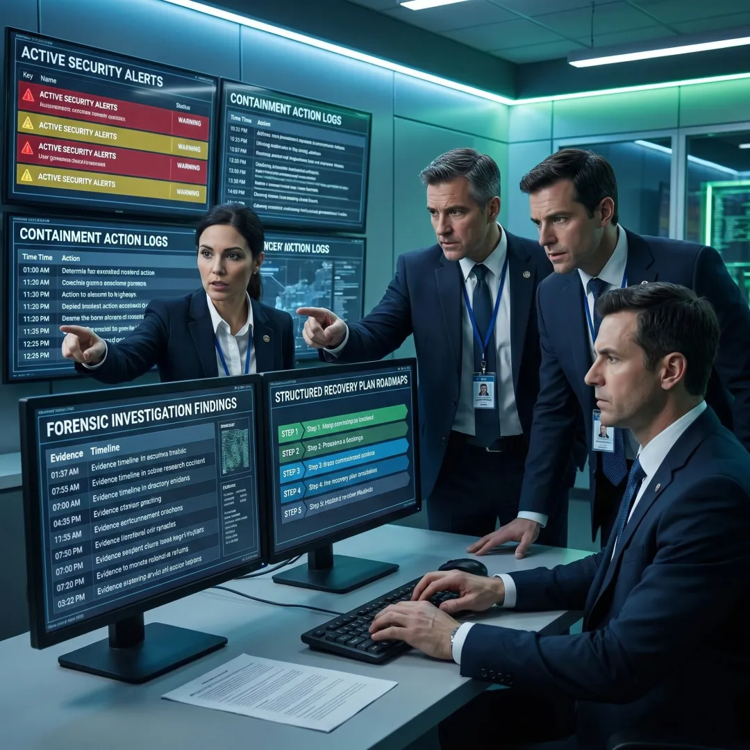 Cybersecurity incident response workflow for government agency