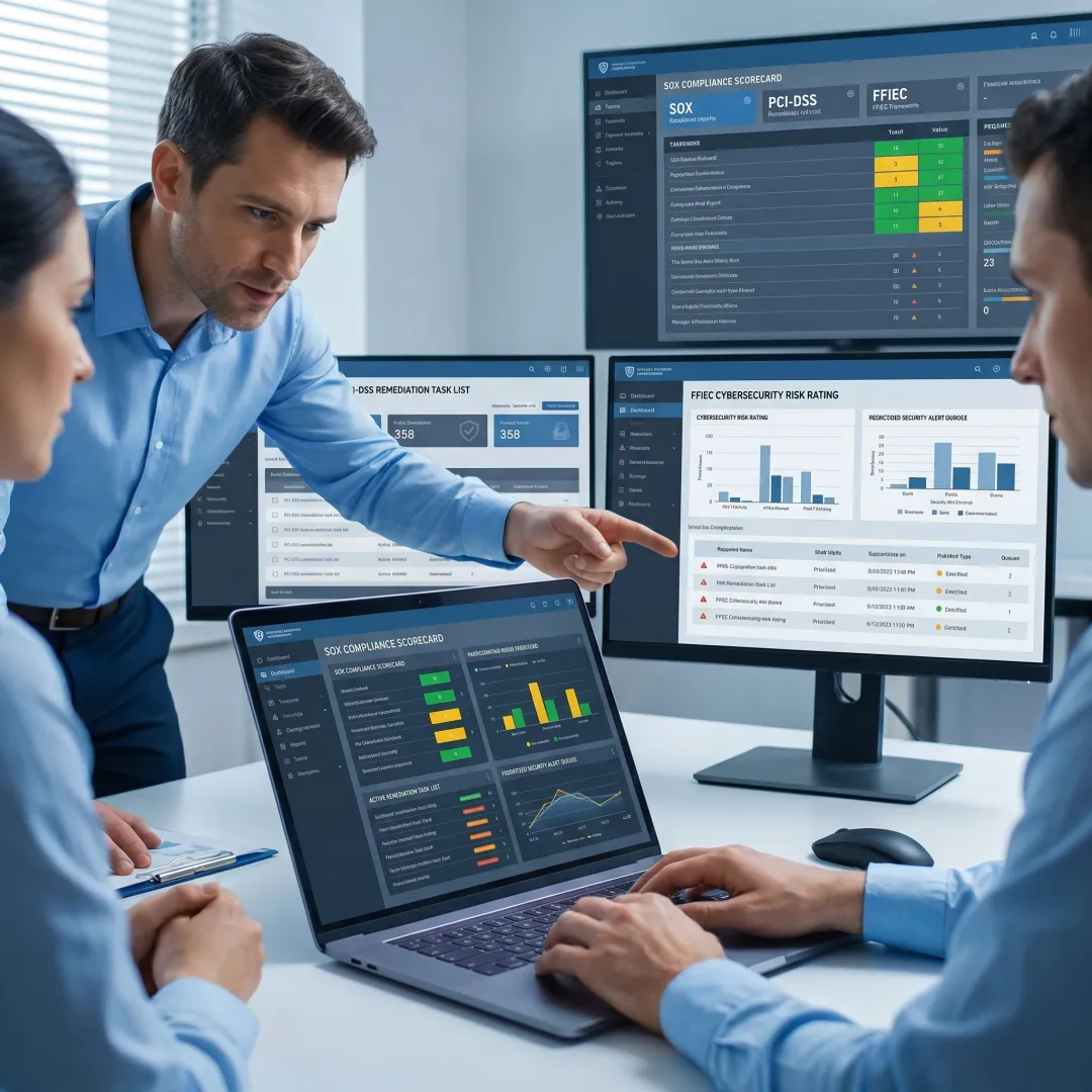 Managed security team supporting compliance operations