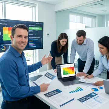 Enterprise cybersecurity risk management planning session