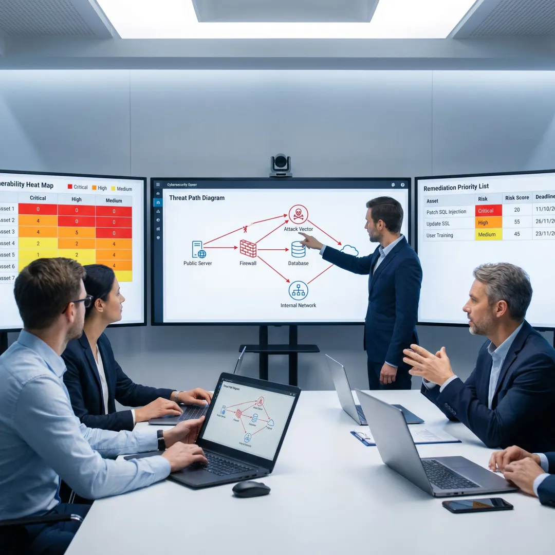 Penetration testing review with security team