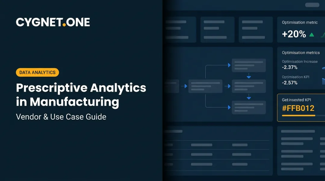 Prescriptive Analytics in Manufacturing: Vendor & Use Case Guide