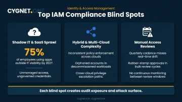 Three major IAM compliance challenges shadow IT hybrid cloud and manual access reviews