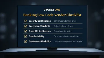 Low-code banking vendor evaluation checklist covering security compliance and portability criteria