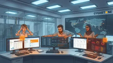 IT operations team troubleshooting fragmented monitoring dashboards across multiple screens